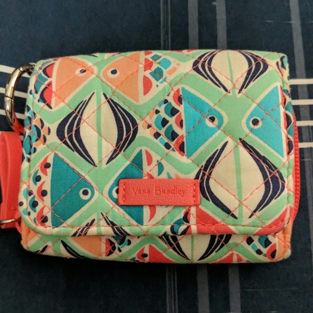 Vera Bradley "Go Fish" Compact Wallet